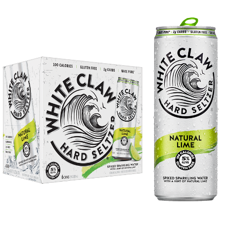 white Claw Lime 6 pack
